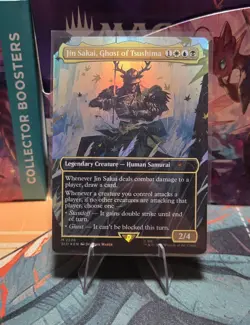 MTG Jin Sakai, Ghost Of Tsushima FOIL Secret Lair Drop Magic NM 2226 - Image 1