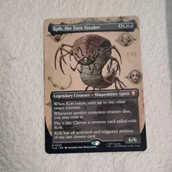 MTG - Koh, the Face Stealer - Borderless Mythic #322 - Avatar: TLA NM/MINT - Image 2