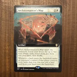 Archaeomancer's Map (Extended Art) Commander 2021 Regular mtg - Image 1