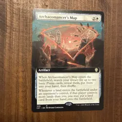 Archaeomancer's Map (Extended Art) Commander 2021 Regular mtg - Image 2