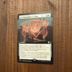 Archaeomancer's Map (Extended Art) Commander 2021 Regular mtg - Image 5