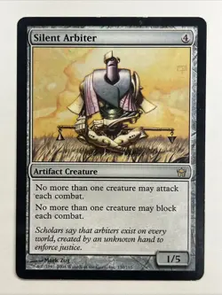MTG Magic the Gathering Silent Arbiter (150/165) Fifth Dawn LP - Image 1