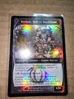 Korlash, Heir to Blackblade Future Sight Prerelease Promo Foil MTG Magic - Image 1