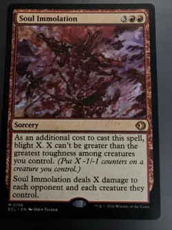 Soul Immolation Lorwyn Eclipsed MTG NM - Image 1