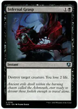 Infernal Grasp 0119 - Innistrad Remastered - MTG - NM/M - Image 1