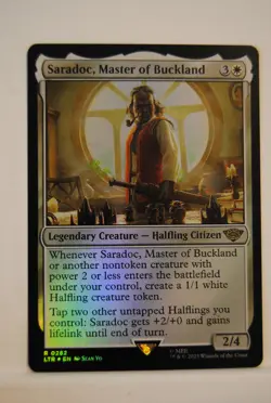 Magic: Lord of the Rings: Saradoc, Master of Buckland #0282 (Foil) - Image 1