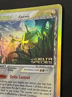2005 Vintage Pokemon Metagross EX Delta Species Rev Holo Rare 11/113 - Image 2