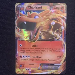The Pokemon Company Pokemon TCG Charizard EX Ultra Rare Full Art Holo Flashfire. - Image 1