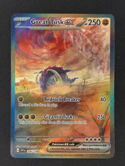 Great Tusk ex 246 Pokemon SVI Scarlet Violet 2023 NM 🔥🔥🔥 - Image 1