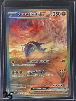 Great Tusk ex 246 Pokemon SVI Scarlet Violet 2023 NM 🔥🔥🔥 - Image 3