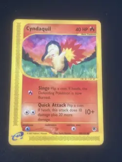 Cyndaquil Expedition Base e-Series NM 104/165 Regular Pokemon Common 2002 - Image 1