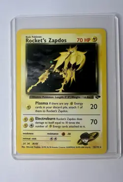 Pokemon 2000 Gym Challenge Rockets Zapdos Holo #15 Unlimited - Image 1