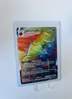 Pokemon Orbeetle VMAX Rainbow Rare 186/185 Vivid Voltage - Image 2