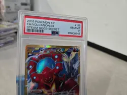 2016 Pokemon Steam Siege Full Art Secret Rare Volcanion EX 115/114 #115 PSA 10 - Image 2