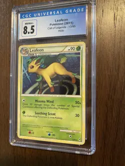 CGC 8.5 2011 Pokemon Call of Legends Holo Leafeon #13 NM/Mint - Image 2