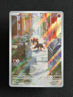 Litleo 139/132 Illustration Rare Mega Evolution ME01 English Pokemon Holo - Image 1