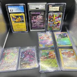 Pokemon Collection Slabs PSA CGC + Singles Great Value - Image 4
