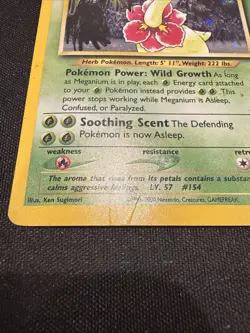Pokemon TCG Meganium Neo Genesis Holo Rare 11/111 HP - Image 3
