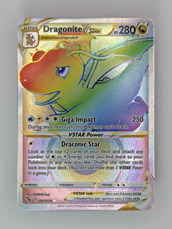Pokemon Dragonite VSTAR 081/078 - Pokemon GO - Near Mint - Holo - Image 1