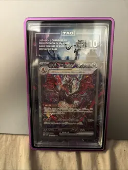 2023 Pokemon Japanese Shiny Treasure EX Charizard EX SAR 349 TAG 10 Gem Mint - Image 1