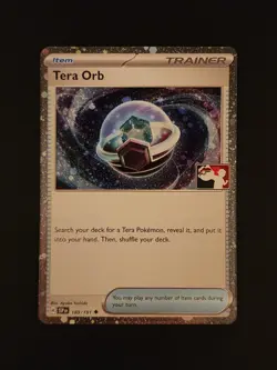 Tera Orb Cosmos-Holo - NM - Pokemon Prize Pack Series 7 Stamped - Image 1