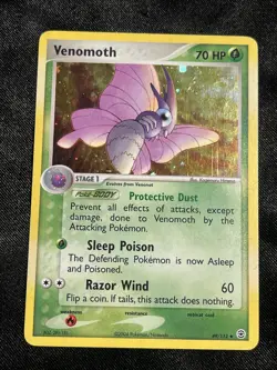Venomoth - 49/112 - Pokemon Ex FireRed LeafGreen Reverse Holo LP - Image 1