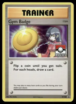 Pokemon Cards Gym Badge XY208 Sabrina XY Black Star Promos Promo NM - Image 1