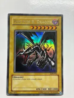 Yugioh Red-Eyes B. Dragon Legend of Blue-Eyes Ultra Rare LOB-070 VLP - Image 1