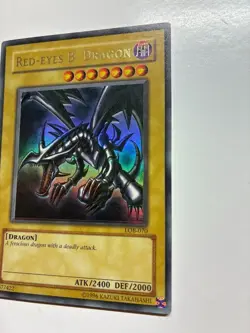 Yugioh Red-Eyes B. Dragon Legend of Blue-Eyes Ultra Rare LOB-070 VLP - Image 3