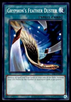 Yu-Gi-Oh! - GRYPHON'S FEATHER DUSTER - IOC-EN091 - 25th - Unl. Ed. - NM/M - Image 1