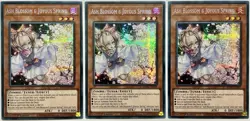 3 x MP22-EN257 Ash Blossom & Joyous Spring - Secret Rare 1st Ed Lightly Played - Image 1