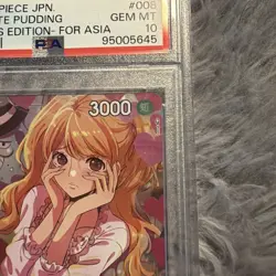 PSA10 Charlotte Pudding C ST07-008 Parallel Japanese ONE PIECE Girls Edition - Image 3