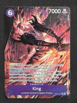 One Piece The Azure Sea’s Seven OP14 King EB04-031 R Alt Art English - Image 1