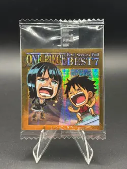 Robin and Luffy SW11-29 SR One Piece Wafer Sticker Japanese - Image 1