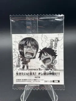 Robin and Luffy SW11-29 SR One Piece Wafer Sticker Japanese - Image 2