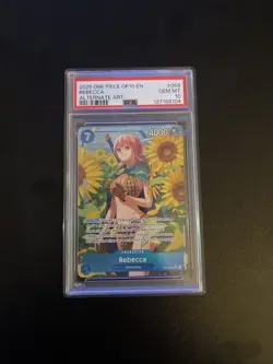 One Piece Rebecca Alternate Art Op10-058 Psa 10 - Image 1