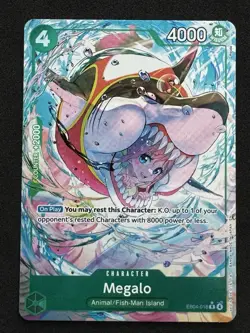 Megalo EB04-018 R ALT ART - The Azure Sea's Seven ENGLISH OP14 One Piece - Image 1