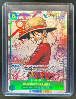 2025 One Piece OP13 Monkey D Luffy Alternate Art #OP13-118 - Image 1