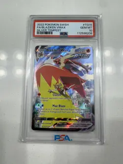 PSA 10 Blaziken VMAX TG15/TG30 Silver Tempest Trainer Gallery Pokemon 2022 - Image 1