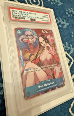 2024 One Piece P-066 Boa Hancock PSA 10 Sealed Battle Vol 2 Winner Foil Rare Alt - Image 2