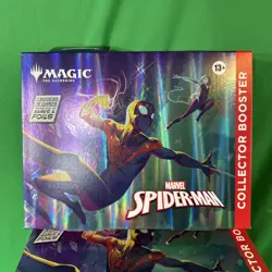 Magic MTG Marvel Spiderman Collector Booster Omega Factory Sealed Qty Available - Image 2