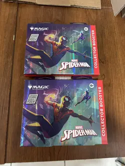 Magic The Gathering Marvel’s Spider-Man Collector Booster Omega Sealed 2 Boxes - Image 1