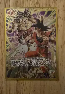 Dragon Ball Fusion World Top 8 Ultimate Battle Broly Prize Card - Image 1