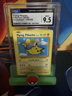 Pokemon TCG Flying Pikachu Card Evolutions 110/108, Regular Secret Rare - Image 1