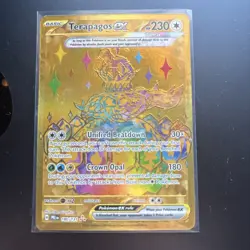 Pokemon TCG Terapagos EX Prismatic Evolutions Card 180/131 Gold Ultra Rare - Image 4