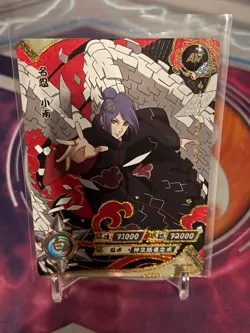 Naruto Kayou CCG - Konan AR-042 Gold Full Art - Naruto Trading Card - NM - Image 1