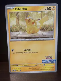 Pikachu 214 Pokemon TCG Sv: Scarlet & Violet Promo Cards Regular - Image 1