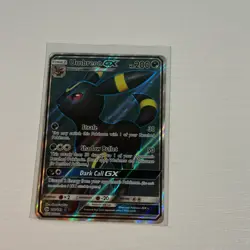 Pokemon Umbreon GX Ultra Rare Full Art Holo 142/149 SM Base Set 200HP Card - Image 1