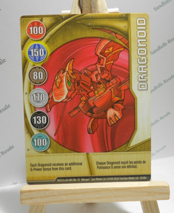 Bakugan Card - Dragonoid - Gold Gate Card - BA357a - 10/48e - 2008 - Image 1