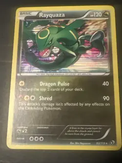Rayquaza 93/113 Legendary Treasures Holo Rare 2013 Vintage Pokemon Card NM - Image 1